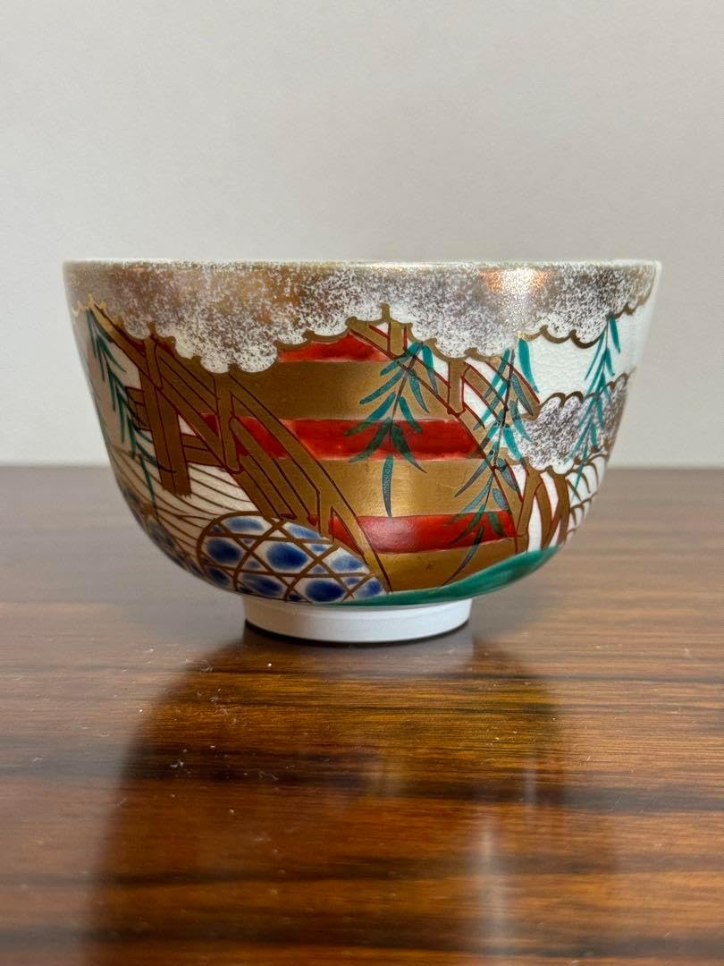 ポツンと1羽の鳥 八角皿(幅17cm)！」 古伊万里金彩皿 3客セット 骨董ア